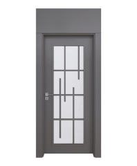 BY-5014V Porte intérieure Laqué  Vitrée